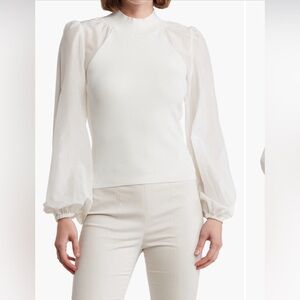 All Saints Cleo Cotton & Silk Top Size US 4 $219